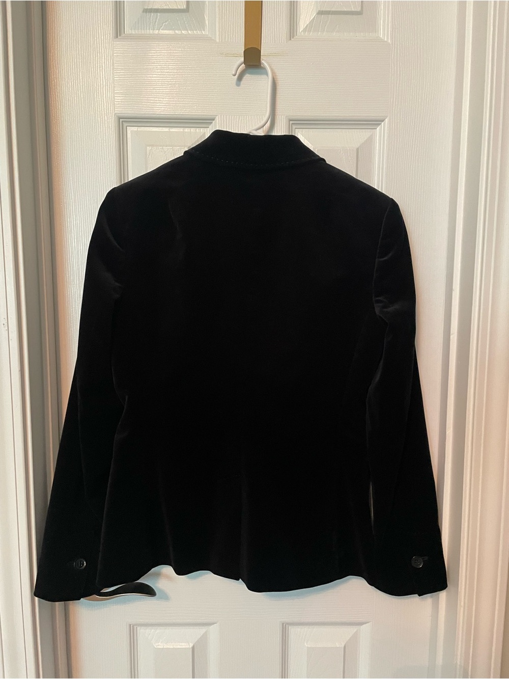Banana Republic Black Velvet Blazer -  Single Breasted - Picture 3 of 6